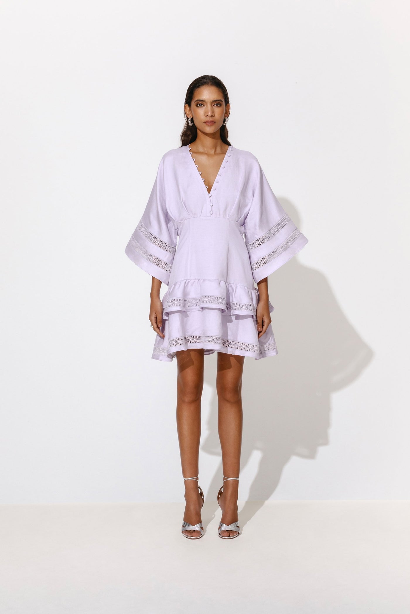 By Malina Embla Mini Dress Violet