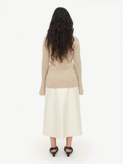 By Malene Birger Cyrema wool sweater twill beige