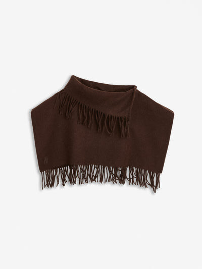 By Malene Birger Turtla Wool Fringe Bib