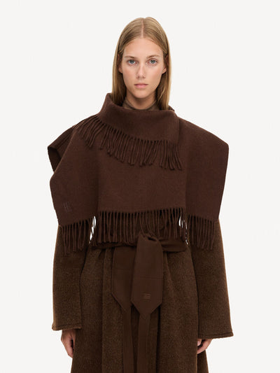 By Malene Birger Turtla Wool Fringe Bib