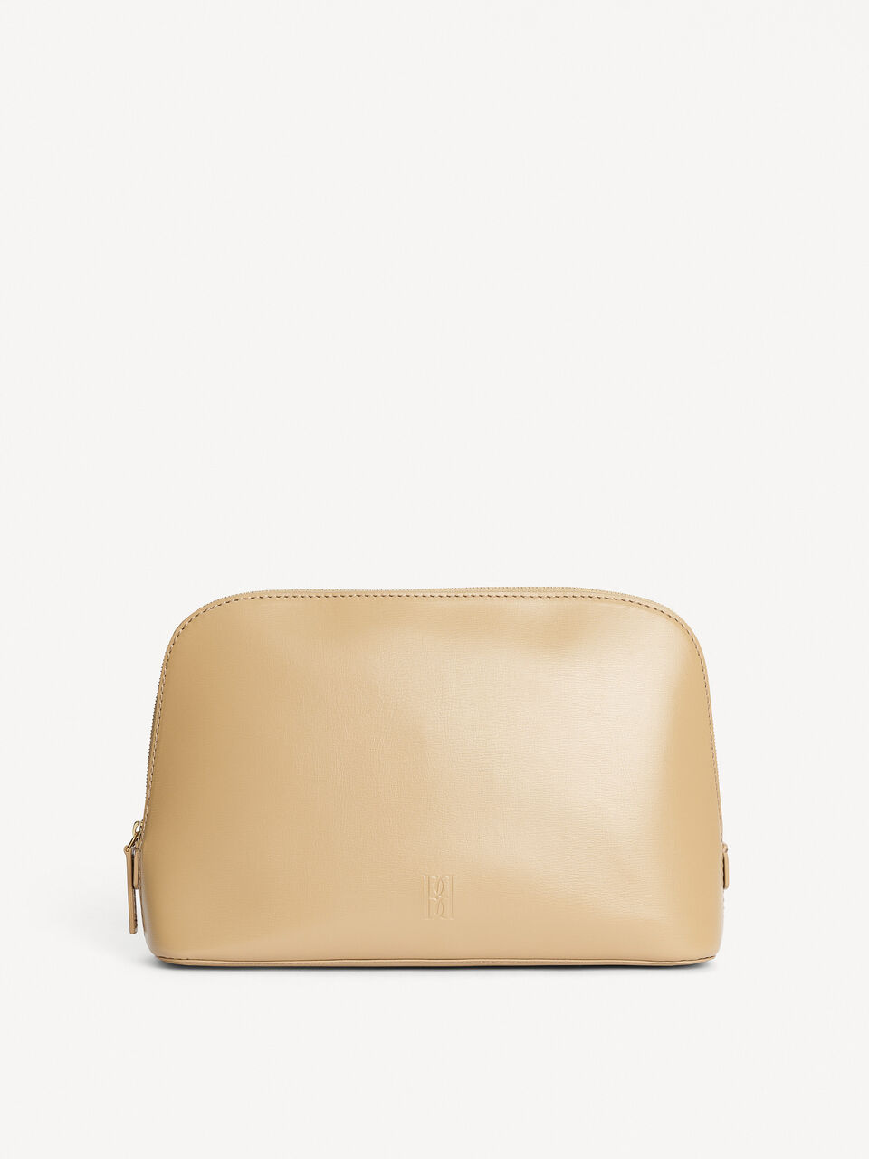 By Malene Birger Aya Medium Cosmetics Case Leather Sand