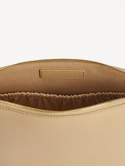 By Malene Birger Aya Medium Cosmetics Case Leather Sand