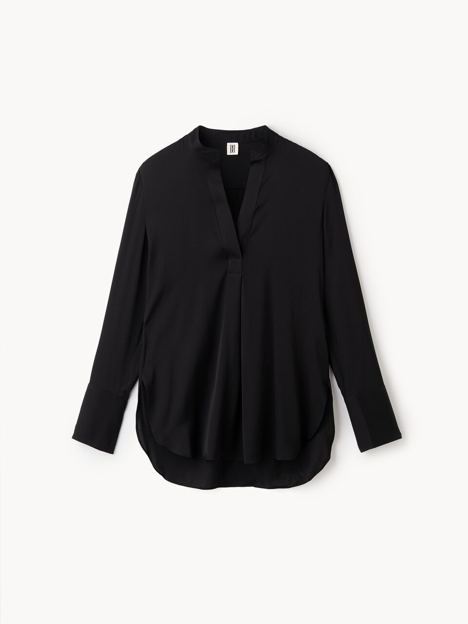 By Malene Birger Mabillon Silk Shirt Black