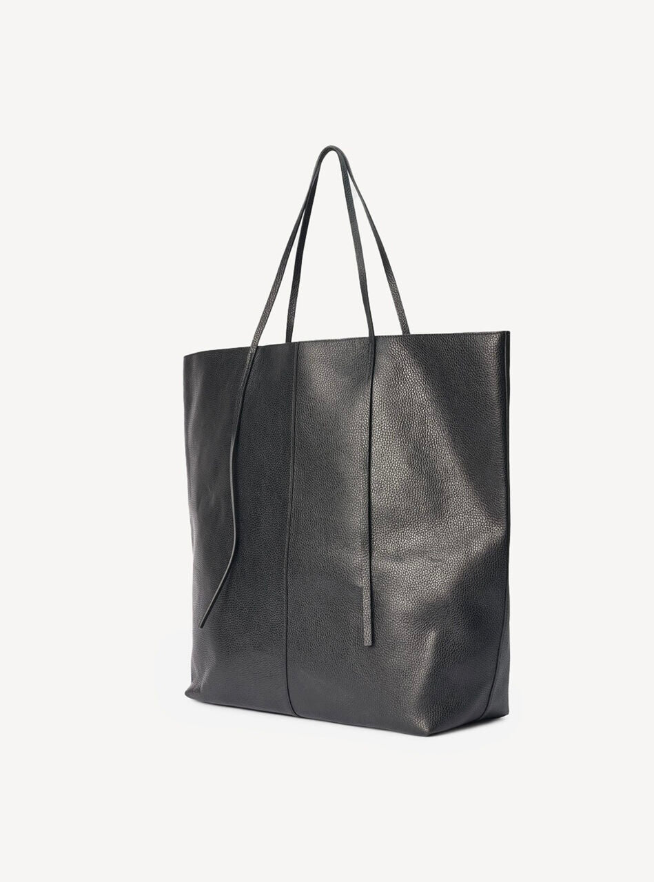 By Malene Birger Abillos Tote Black Leather