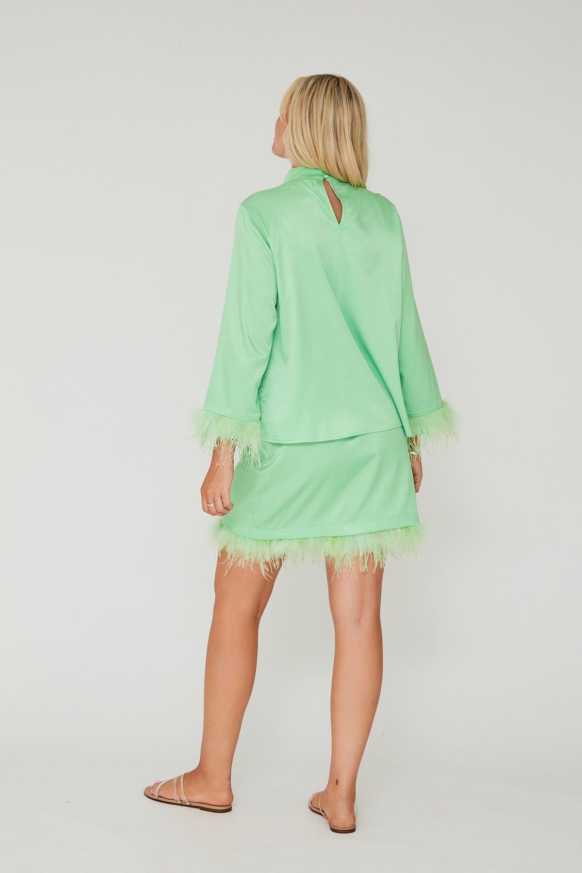 A-View Brady Skirt Apple Green