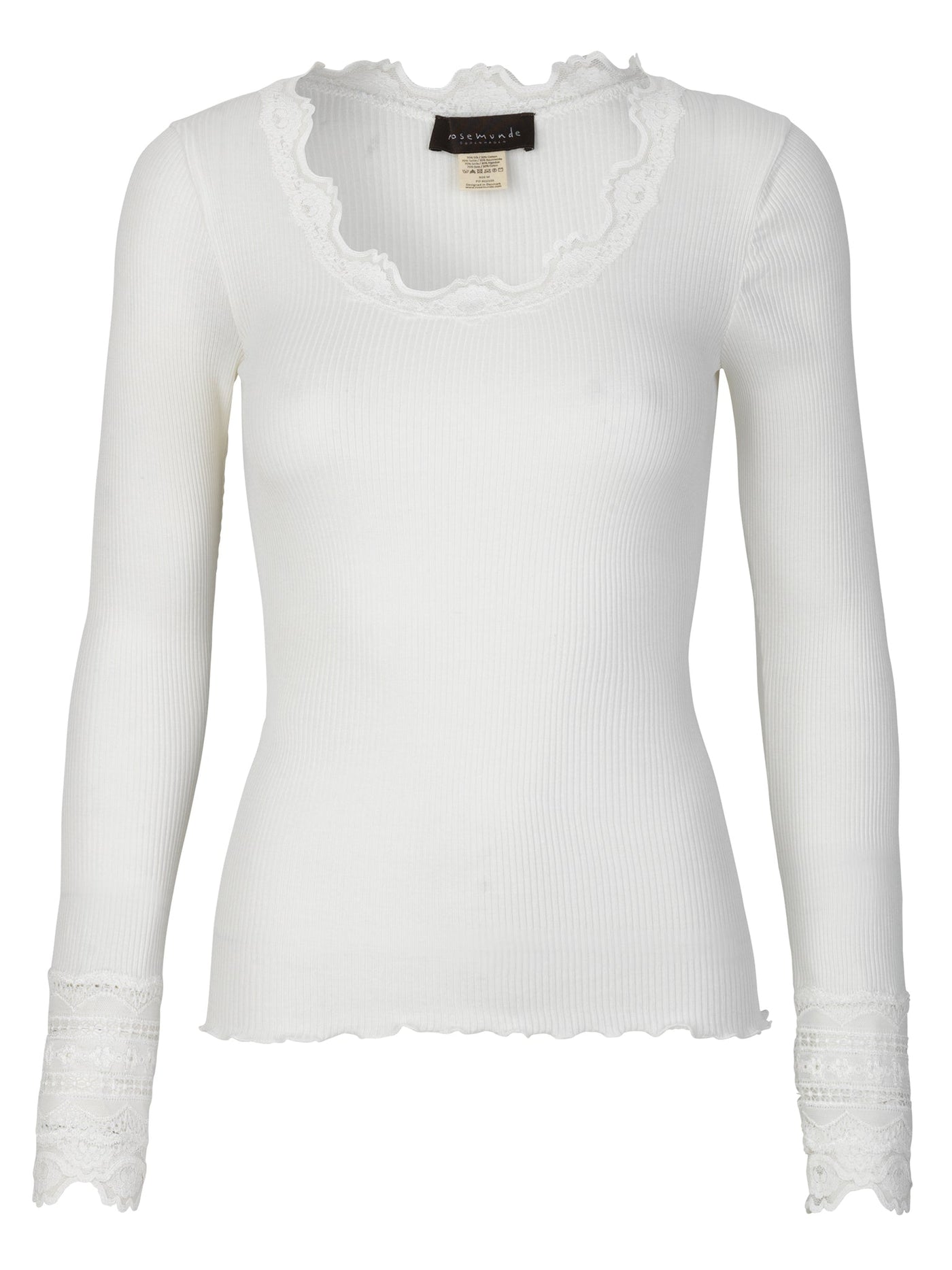 Rosemunde Silk T-shirt New White