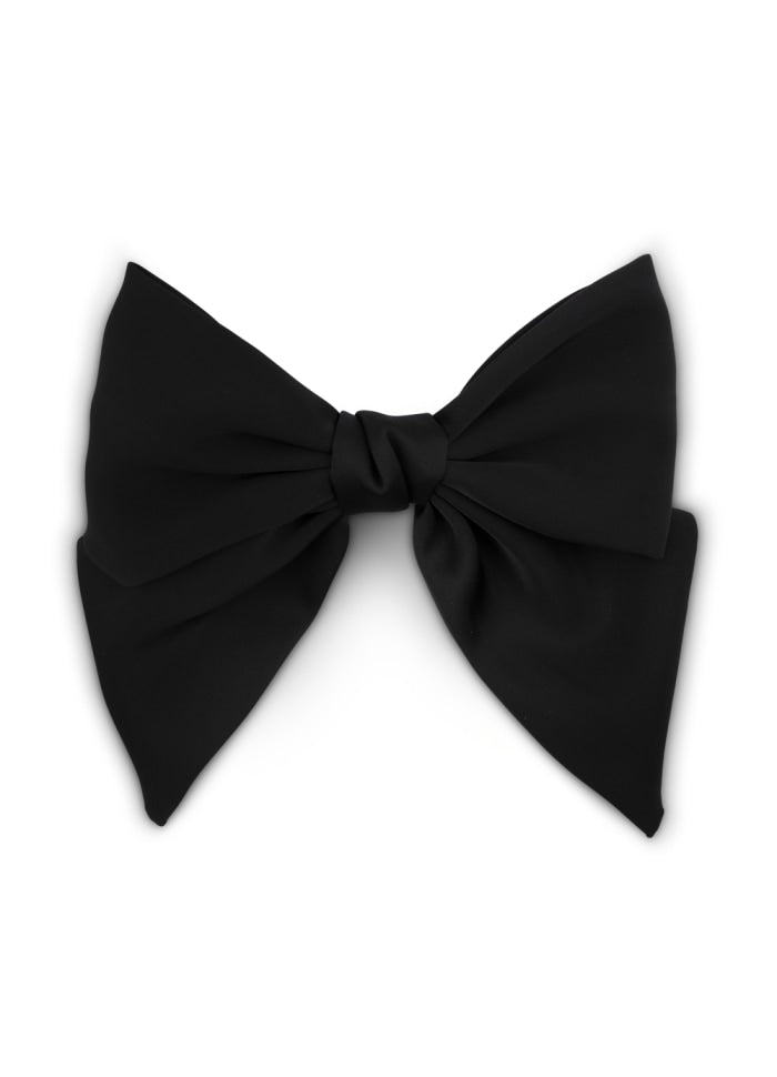 Sui Ava Smooth Bow black