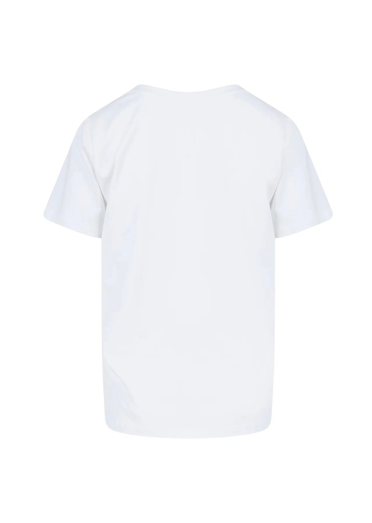 Coster Copenhagen T-Shirt With V-Neck Mid Sleeves White