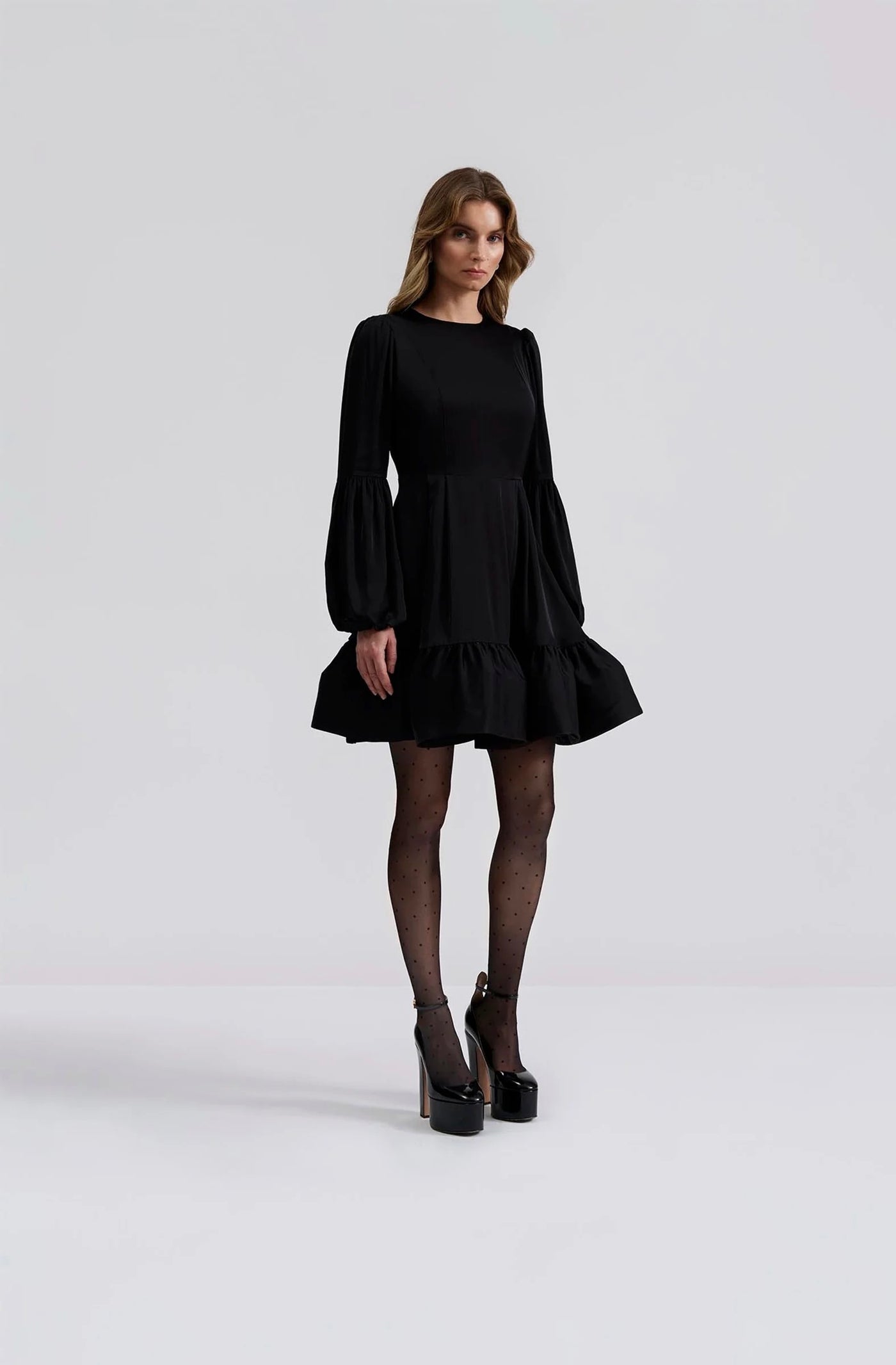 Malina Jasmine Mini Dress Black