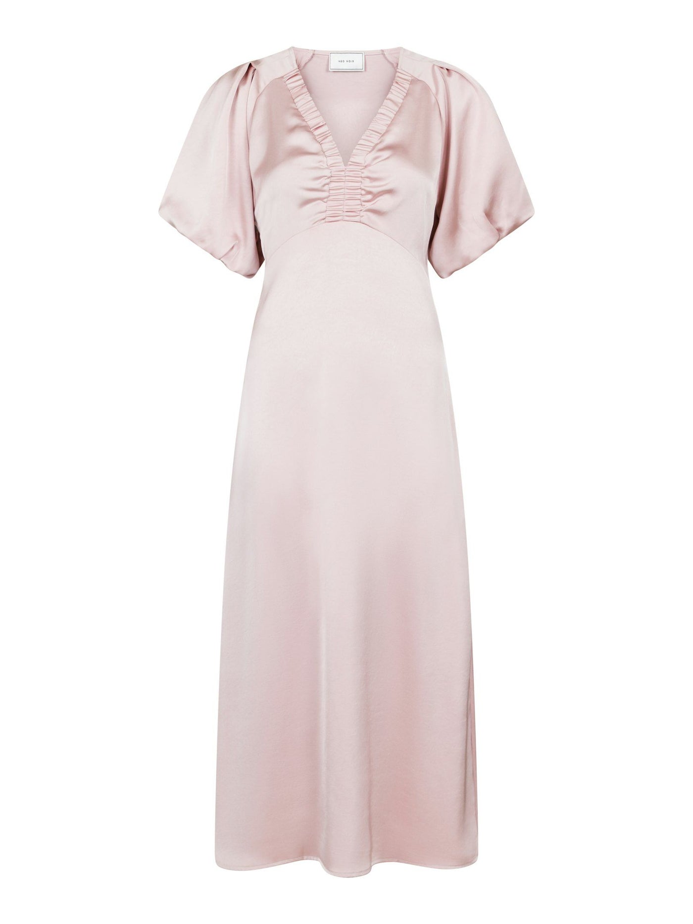 Neo Noir Illana Heavy Sateen Dress dusty rose