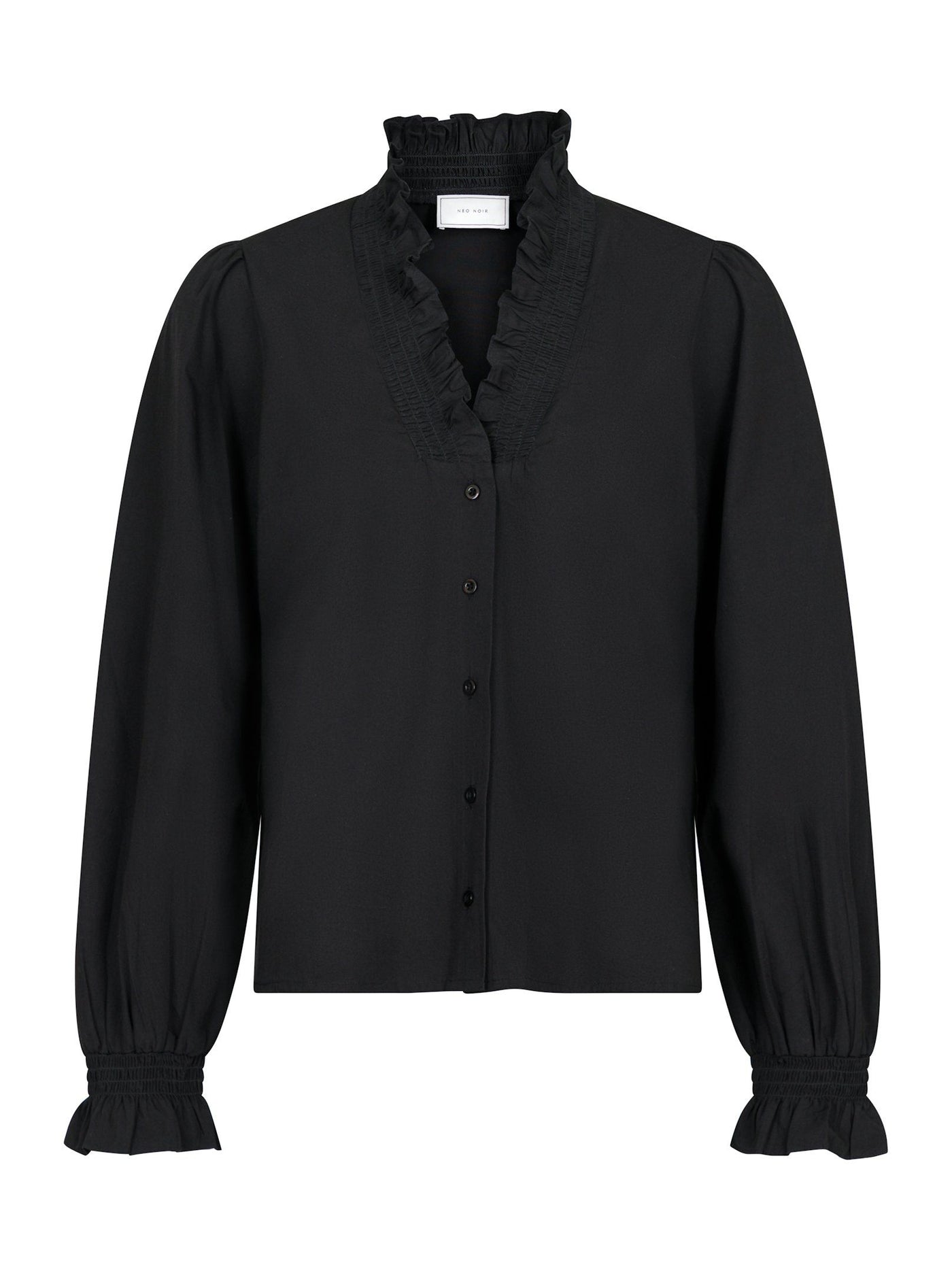 Neo Noir Brielle Solid Shirt black