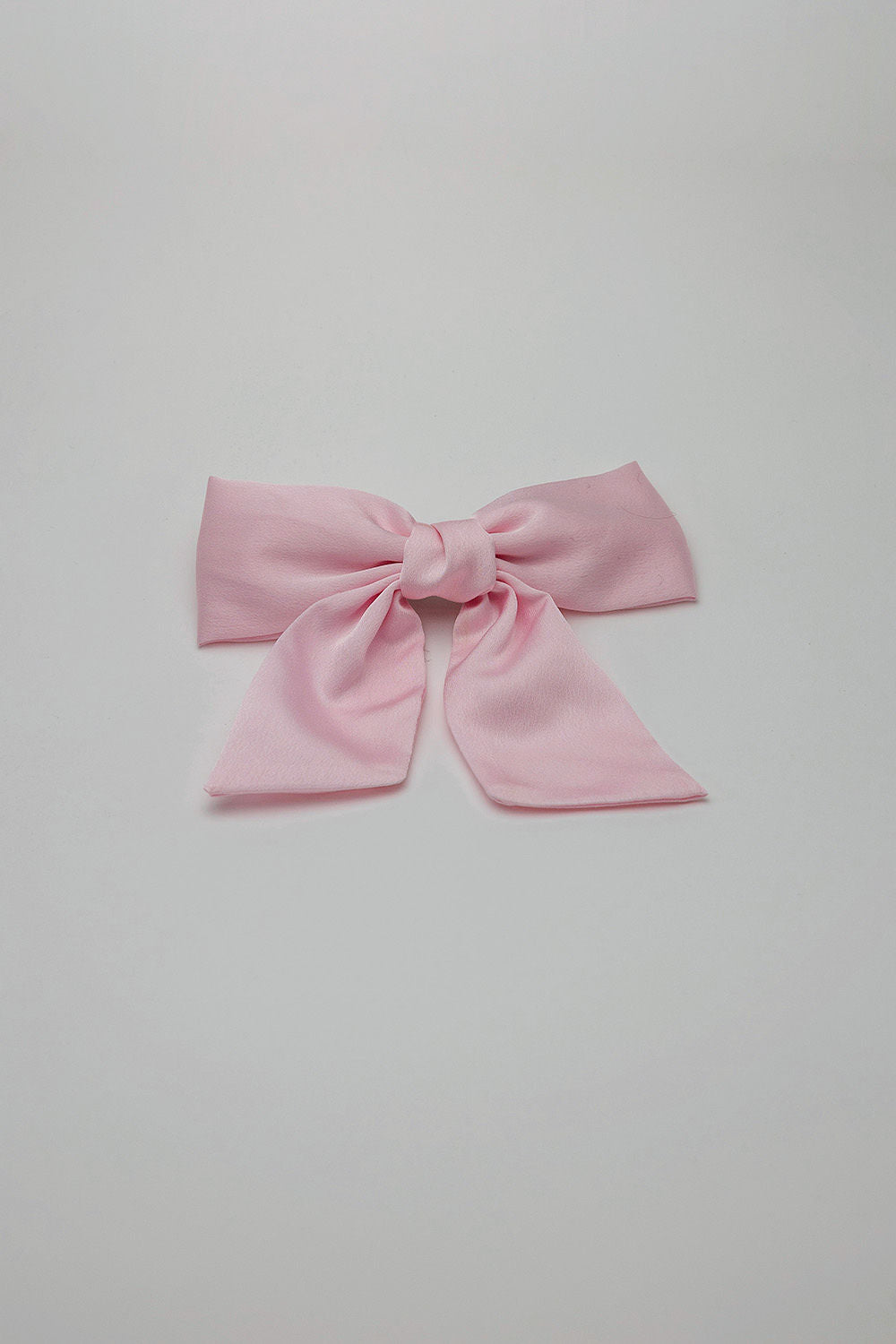 Bow Hair Clip Light Pink