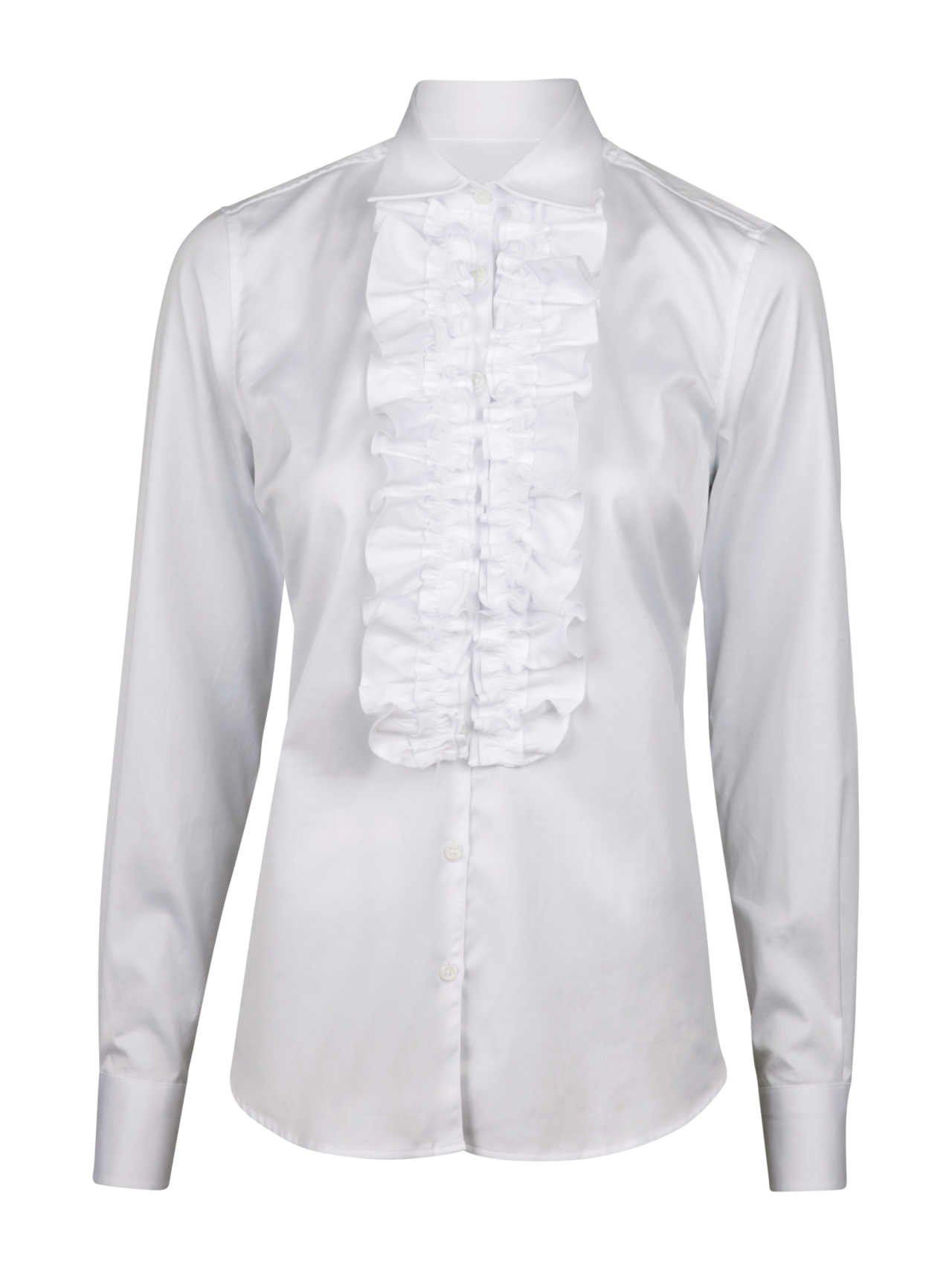 Stenströms Illy White Frill Shirt