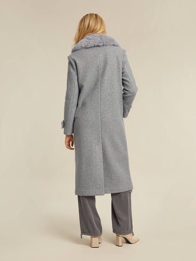 Beaumont Constance Long Coat Grey Recycled