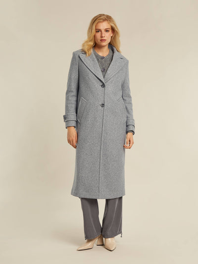 Beaumont Constance Long Coat Grey Recycled