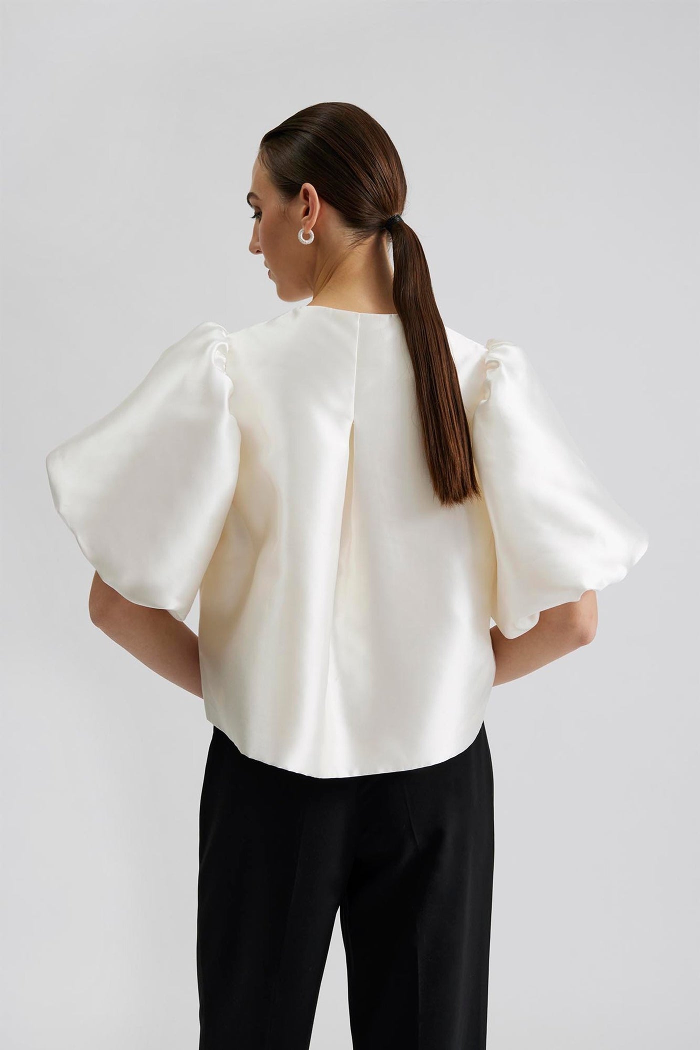 Malina Cleo Blouse Ivory