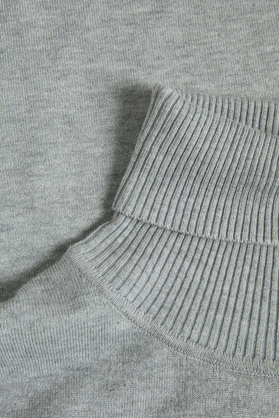 Saint Tropez Mila Rollneck Pullover pearl grey