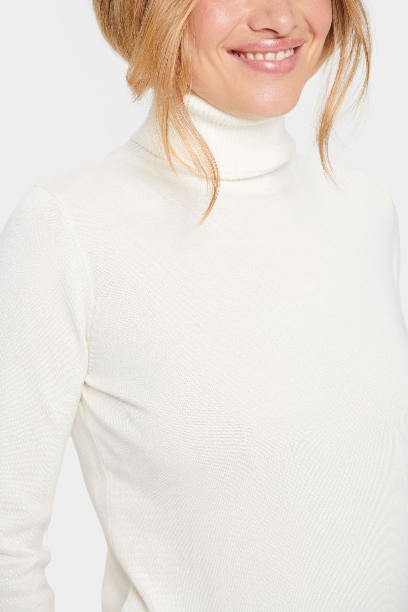 Saint Tropez Mila Rollneck Pullover ice