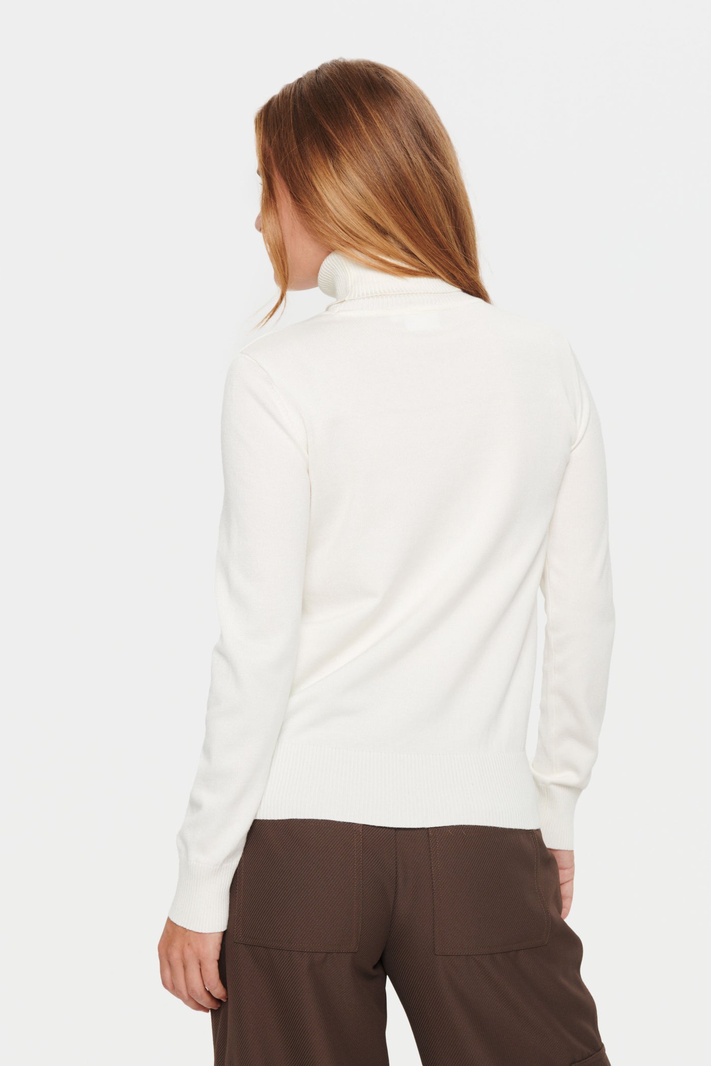 Saint Tropez Mila Rollneck Pullover ice