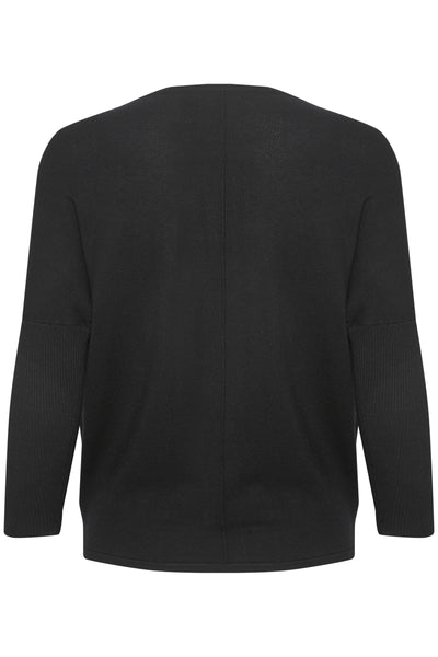 Saint Tropez Milan R-Neck Pullover black