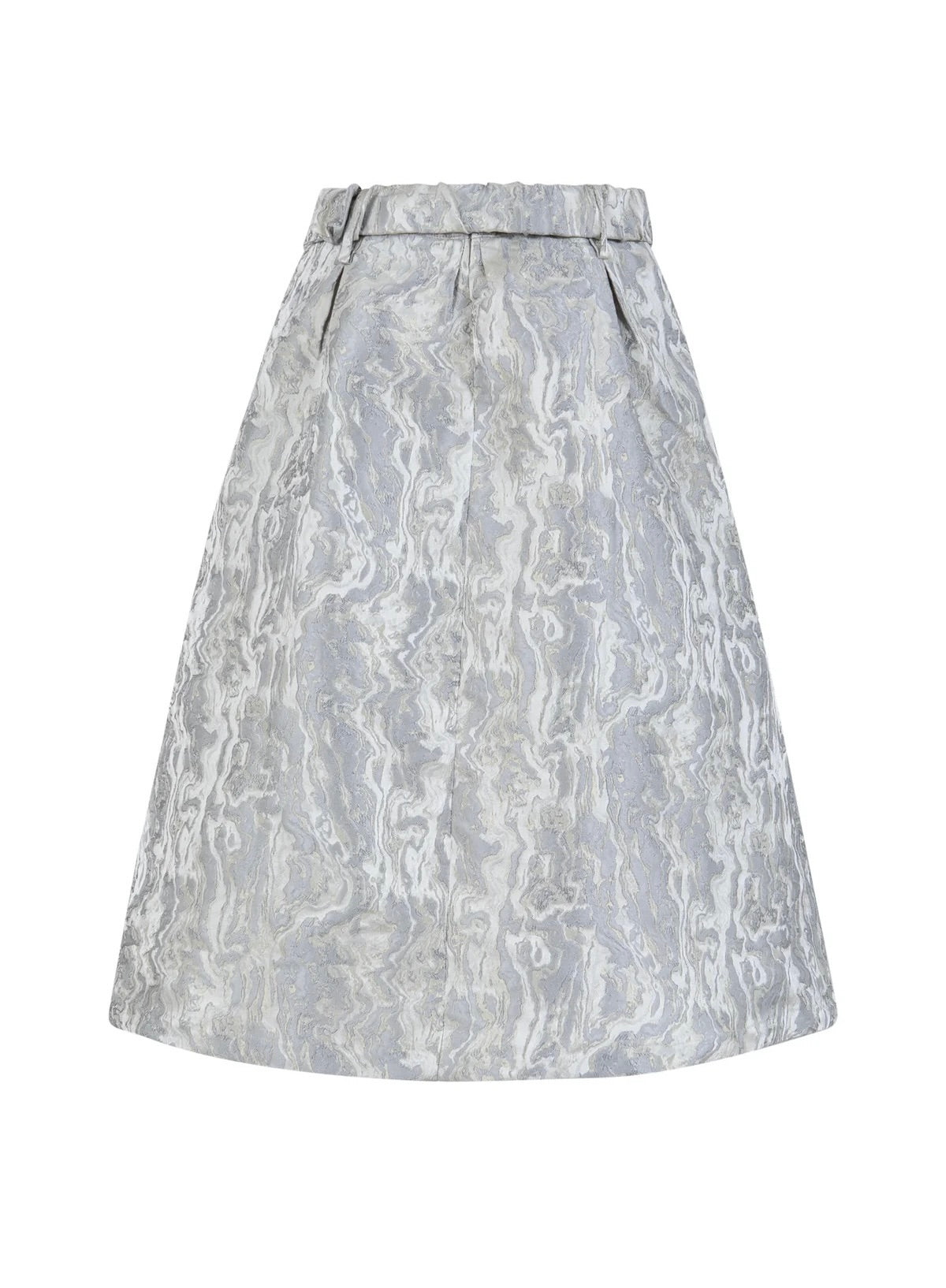 Coster Copenhagen Jacquard Skirt Silver Gray