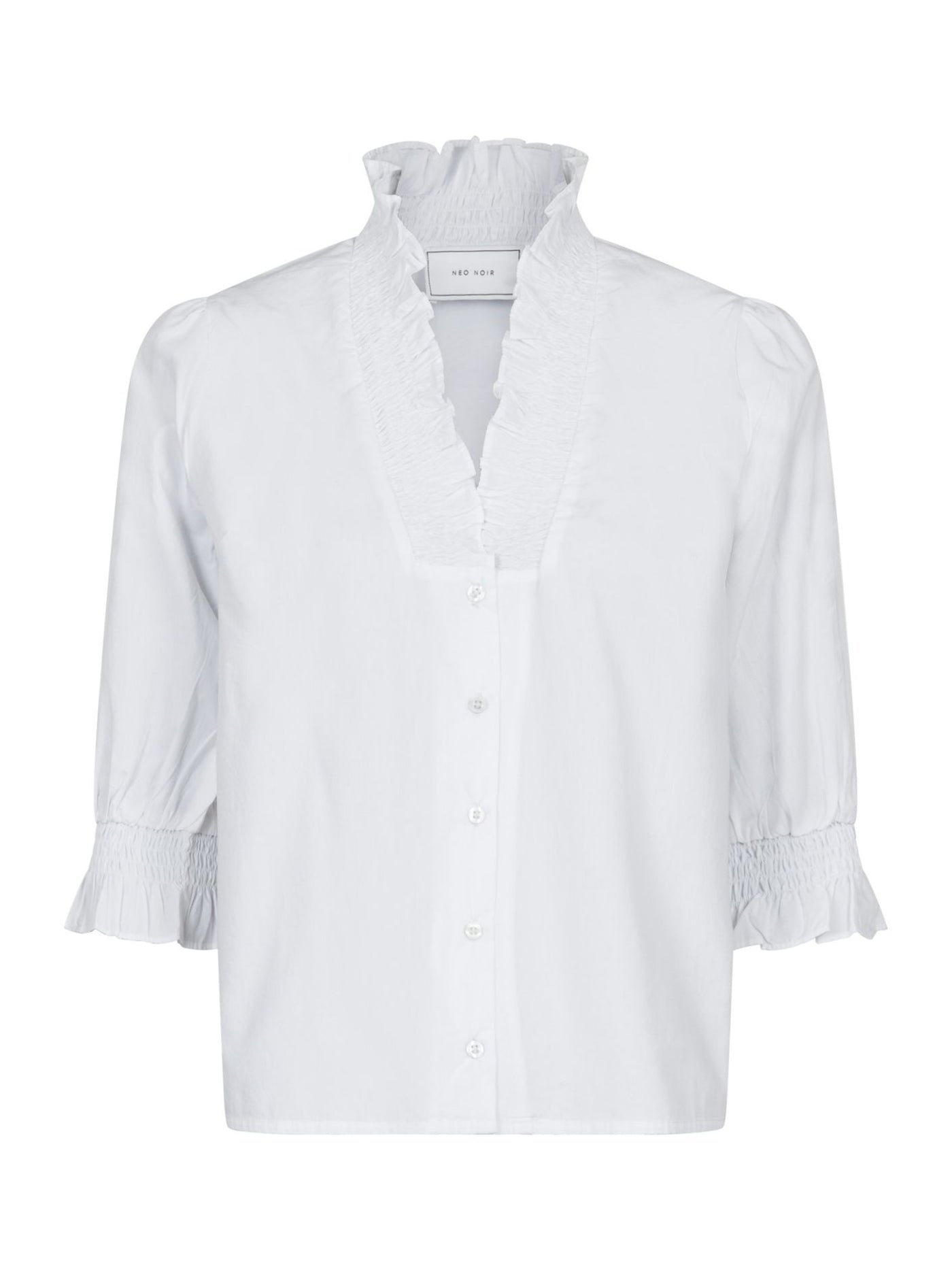 Neo Noir Briony Poplin Blouse white