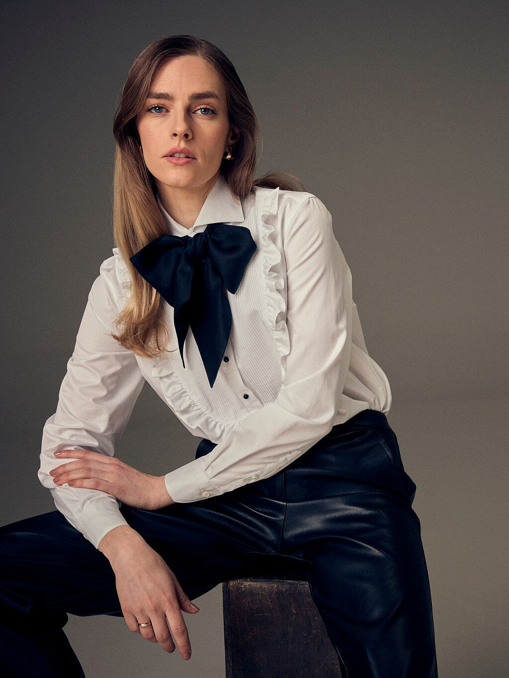 Stenströms Ilsa White Evening Shirt White