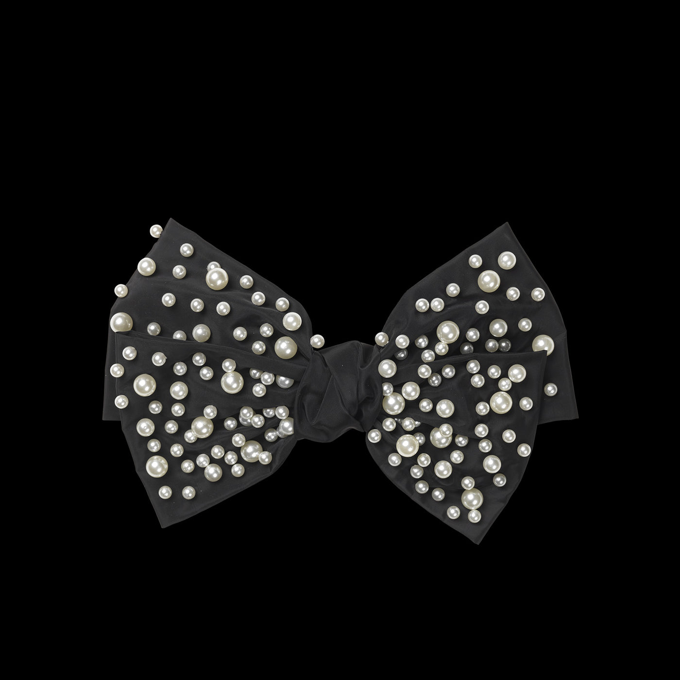 Day Et Pearl Bead Hair Bow black