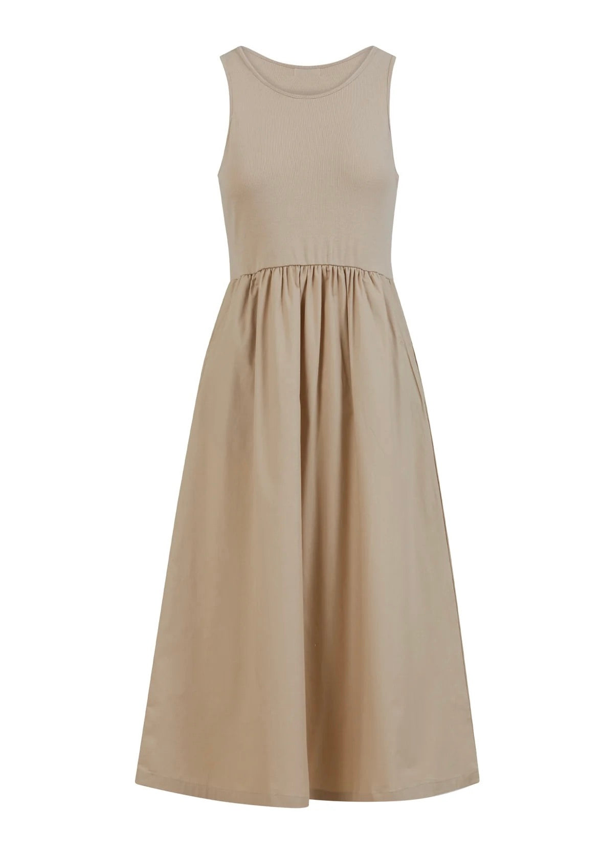 Coster Copenhagen Heart Rylan Mix Dress Sand