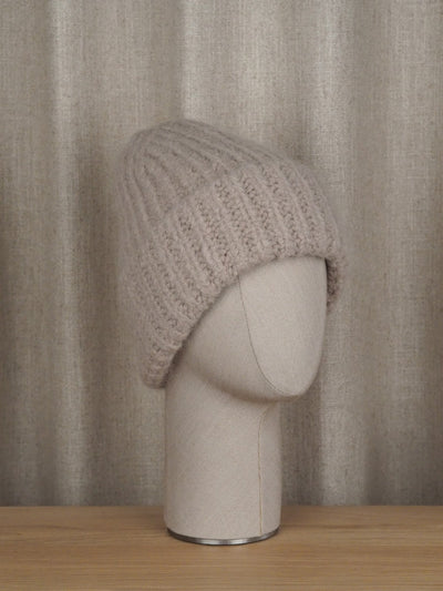 Original Story Alpaca Blend Chunky Beanie Greige