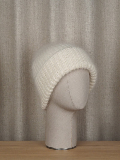 Original Story Alpaca Blend Chunky Beanie Cream