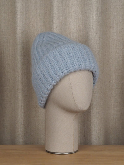 Original Story Alpaca Blend Chunky Beanie Light Blue