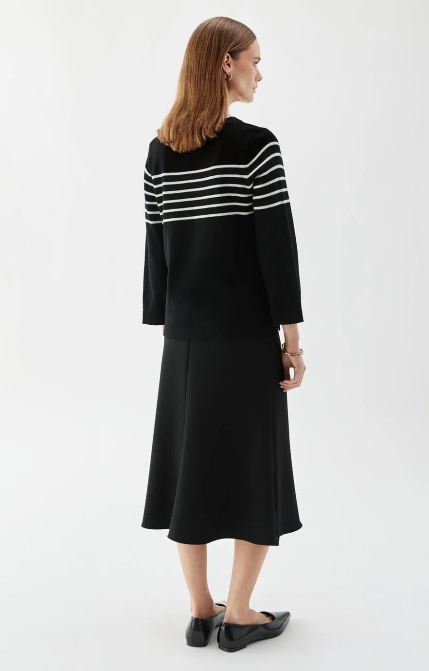 Busnel Helen Merino Wool Striped Top