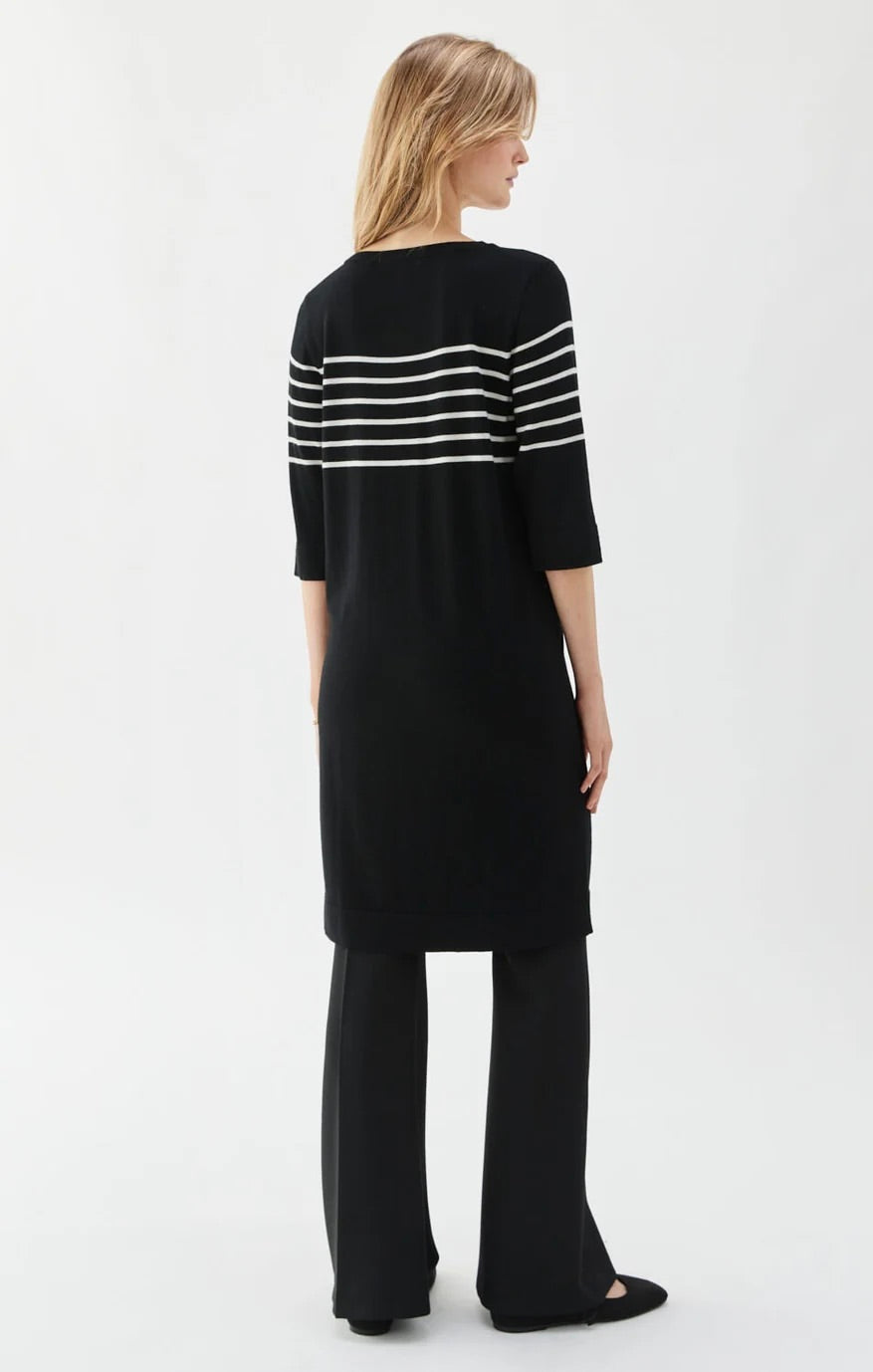 Busnel Nour Merino Wool Striped Dress