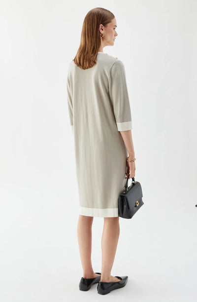 Busnel Nour Merino Wool Contrast Dress