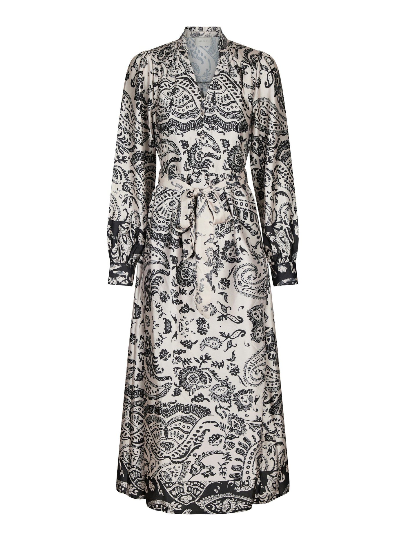 Neo Noir Nova Deco Paisley Dress