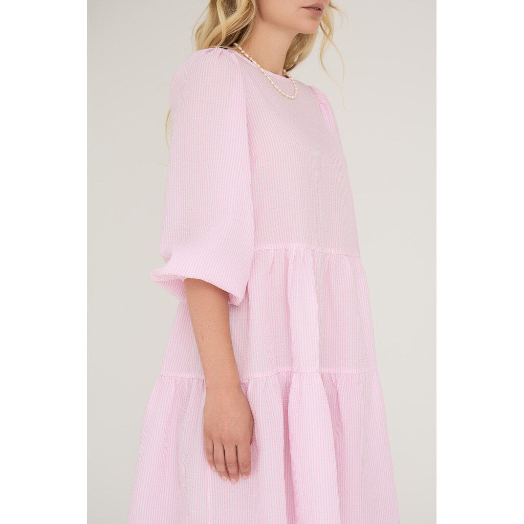 A-View Sonja Dress Pink/White