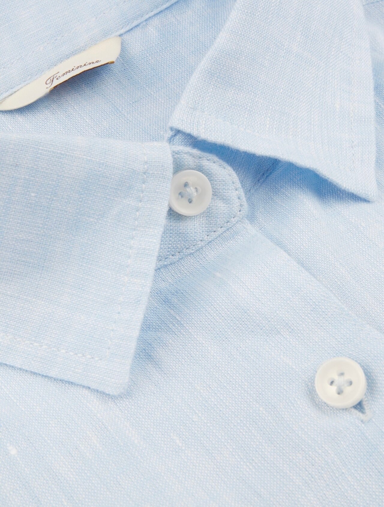 Stenströms Sofie Light Blue Linen Shirt