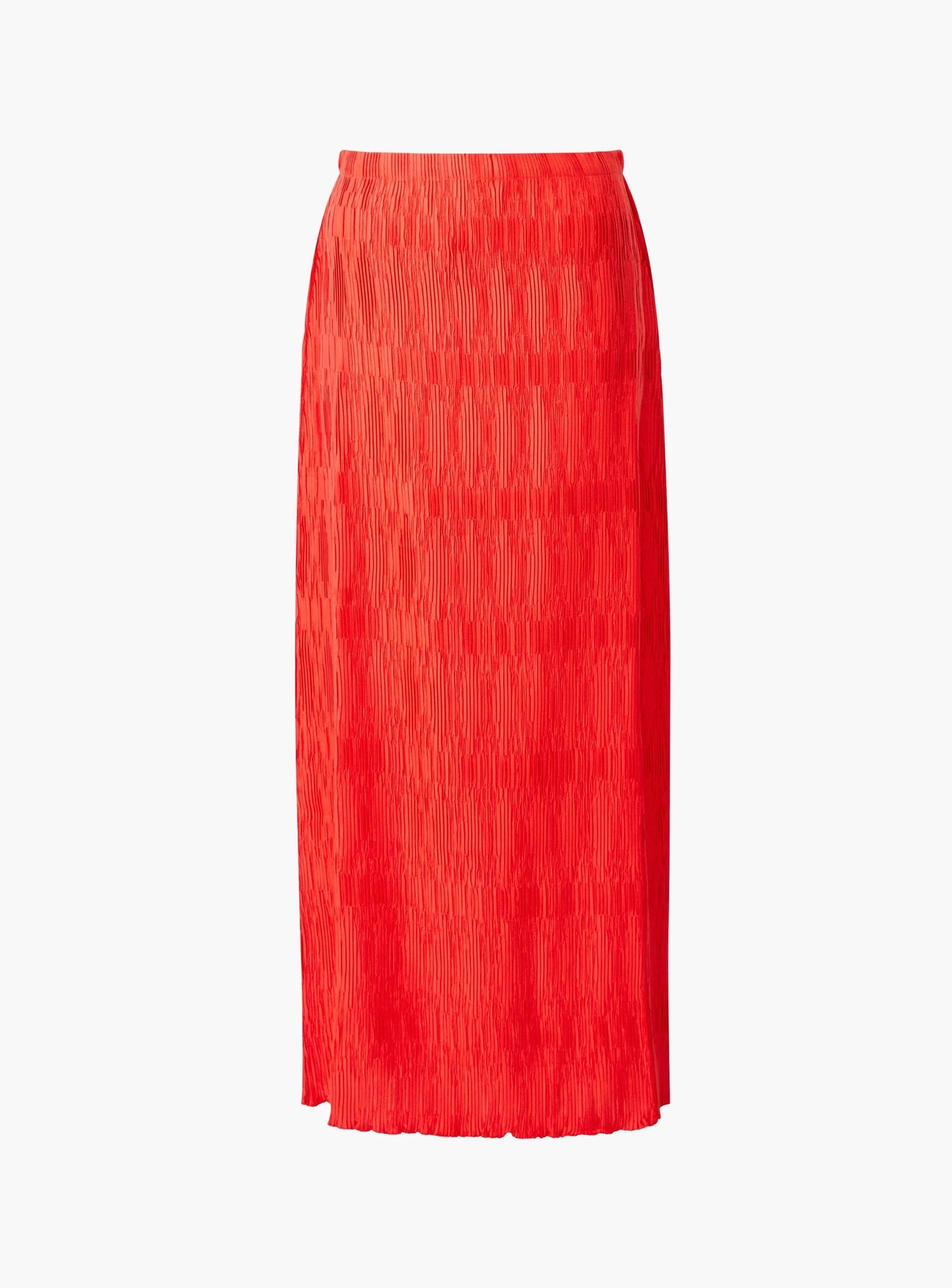 French Connection Moira Pleated Skirt Scarlet Red