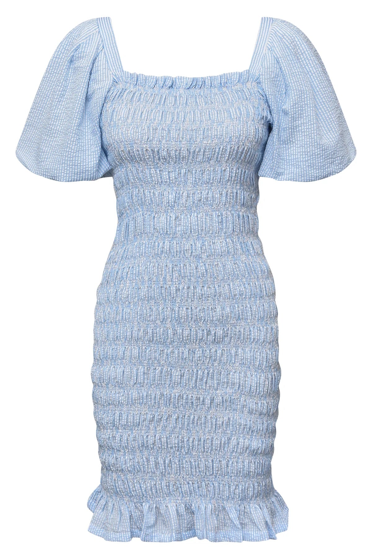 A-View Rikko Dress Blue-White Stripe