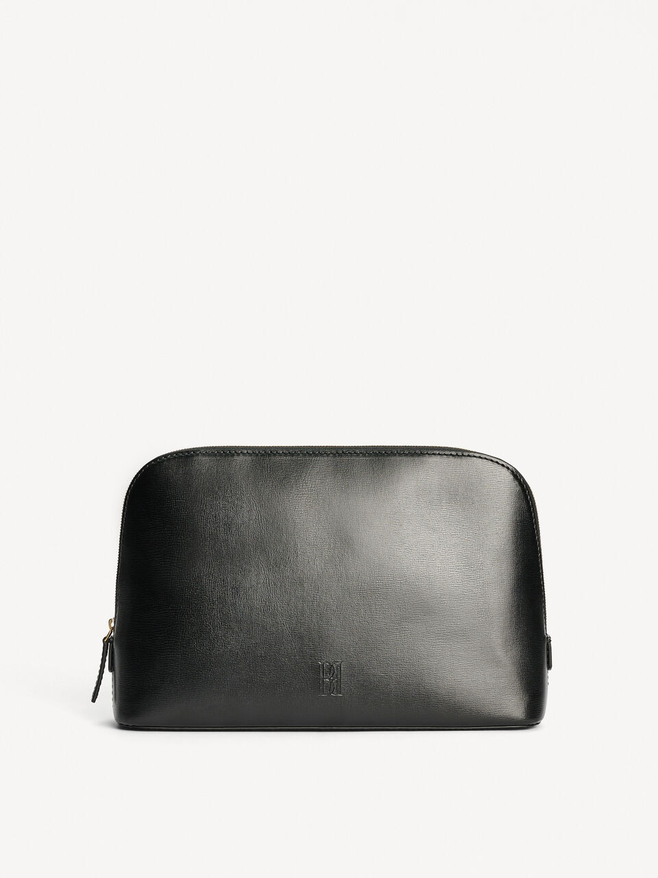 By Malene Birger Aya Medium Cosmetics Case Leather Black