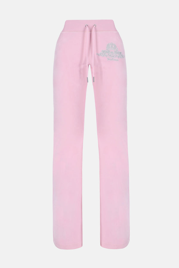 Juicy Couture Arched Metallic Layla Pant Cherry Blossom