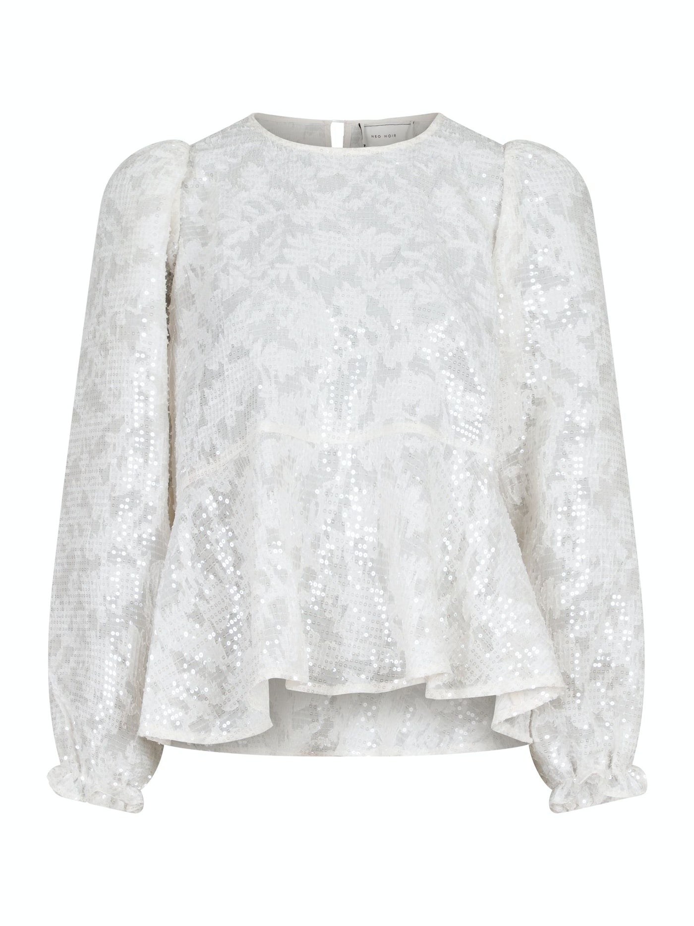 Neo Noir Rizzo Sequins Blouse ivory