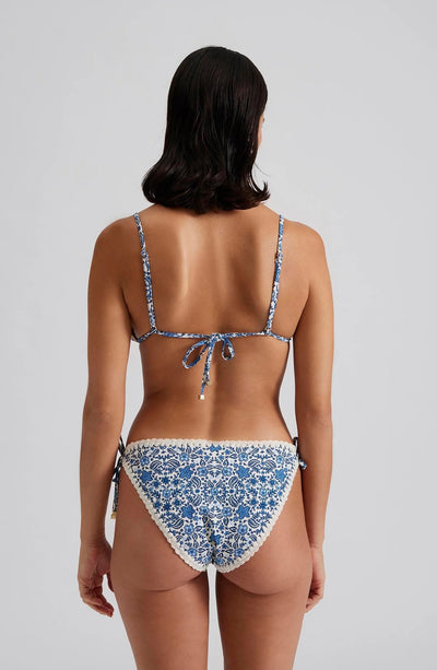 Malina Ally Crochet Trimmed Triangle Bikini Top