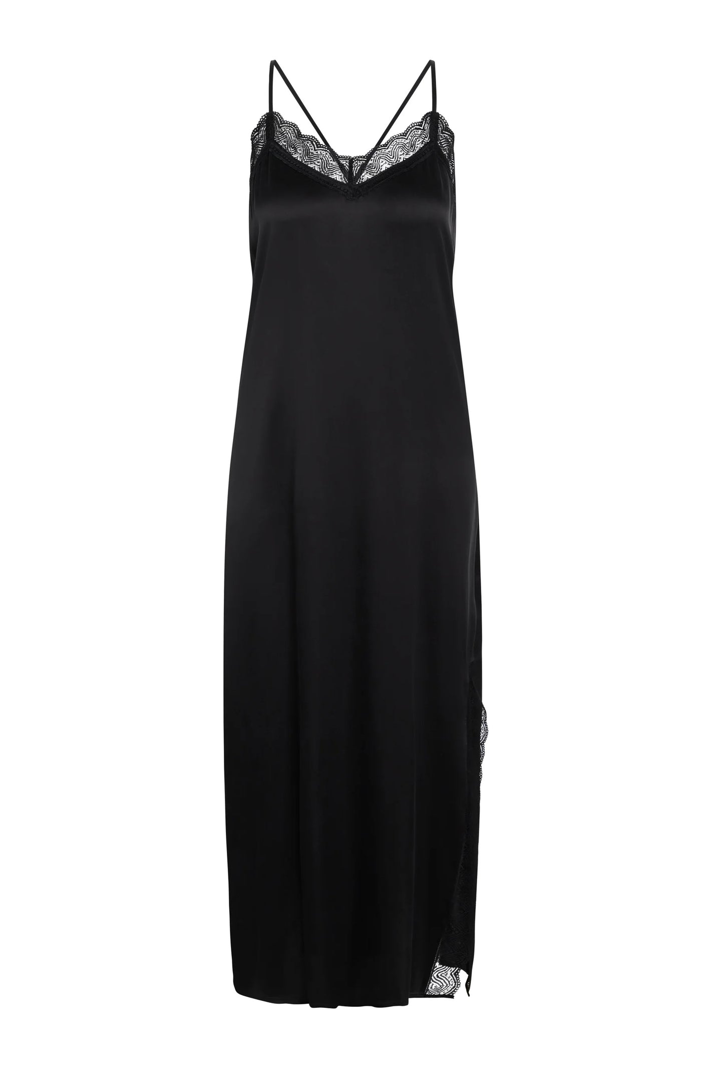 Bruuns Bazaar Willow Silk Inelas Dress Black